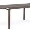 Clearance Bizzotto TAVOLO IN ALLUMINIO 135-270X90 COFFEE YK14 - PELAGIUS