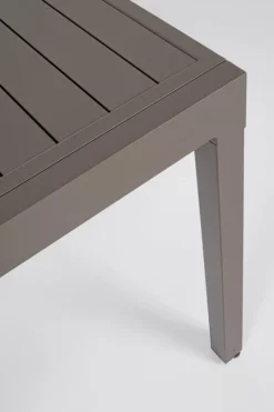 Clearance Bizzotto TAVOLO IN ALLUMINIO 135-270X90 COFFEE YK14 - PELAGIUS