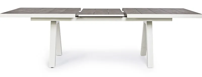 Clearance Bizzotto TAVOLO IN ALLUMINIO 205/265X103 LUNAR - KRION