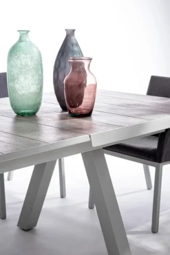 Clearance Bizzotto TAVOLO IN ALLUMINIO 205/265X103 LUNAR - KRION