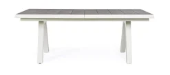 Clearance Bizzotto TAVOLO IN ALLUMINIO 205/265X103 LUNAR - KRION