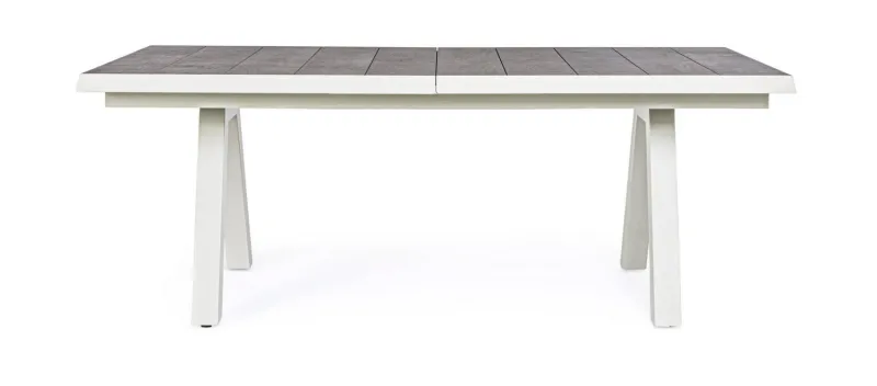 Clearance Bizzotto TAVOLO IN ALLUMINIO 205/265X103 LUNAR - KRION