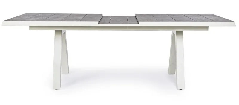 Clearance Bizzotto TAVOLO IN ALLUMINIO 205/265X103 LUNAR - KRION