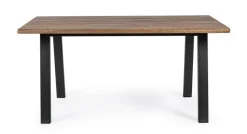 Hot Bizzotto TAVOLO IN LEGNO ANTRACITE 160X90 - OSLO FSC