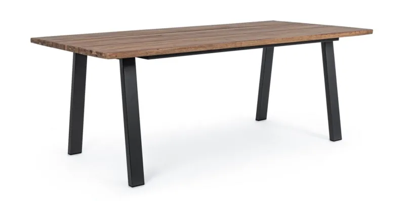 Discount Bizzotto TAVOLO IN LEGNO ANTRACITE 200X100 - OSLO FSC