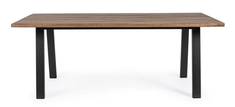 Discount Bizzotto TAVOLO IN LEGNO ANTRACITE 200X100 - OSLO FSC