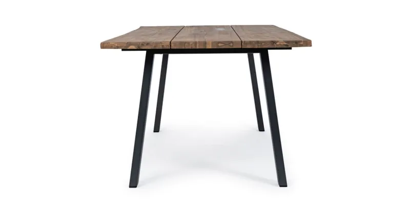 Discount Bizzotto TAVOLO IN LEGNO ANTRACITE 200X100 - OSLO FSC