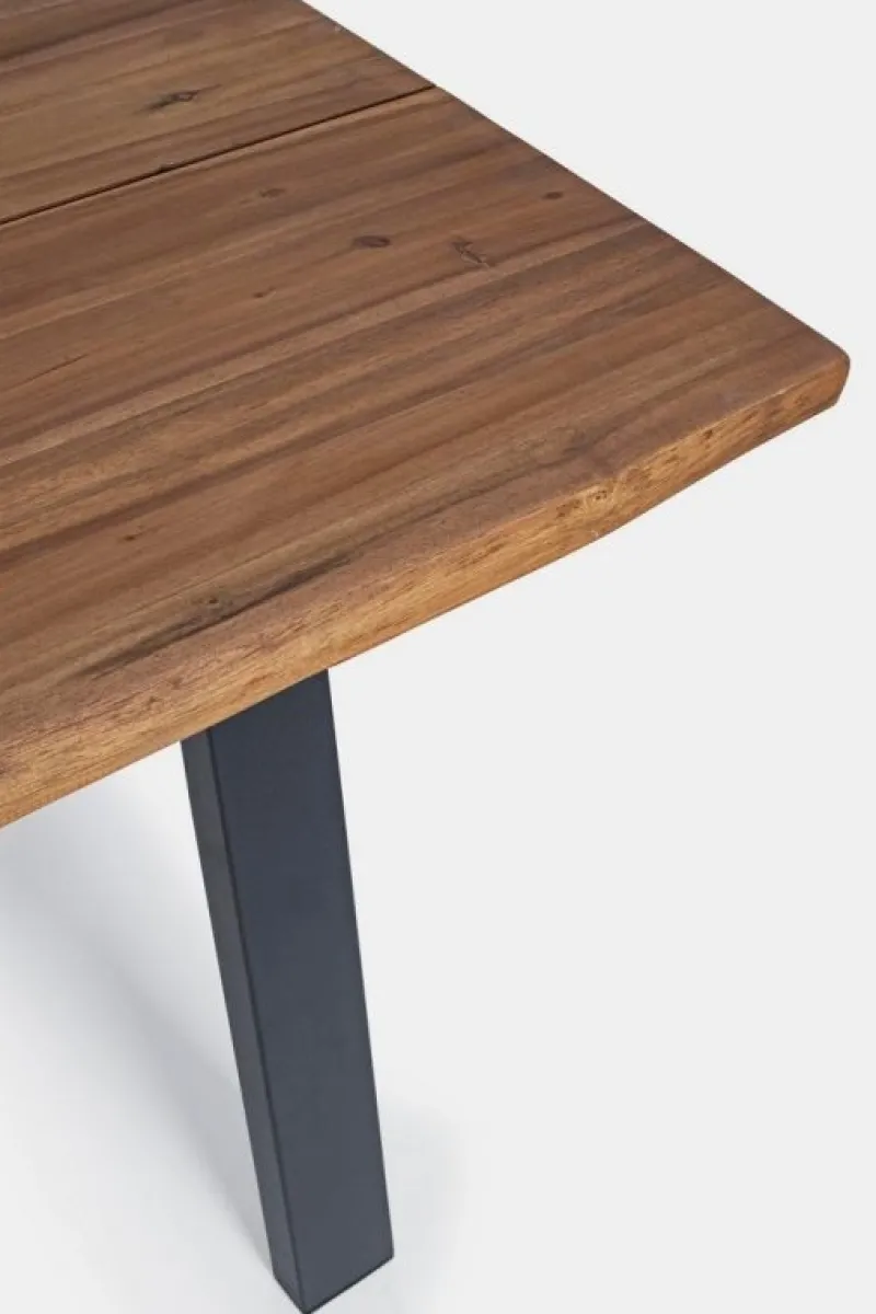 Discount Bizzotto TAVOLO IN LEGNO ANTRACITE 200X100 - OSLO FSC