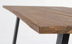 Discount Bizzotto TAVOLO IN LEGNO ANTRACITE 200X100 - OSLO FSC