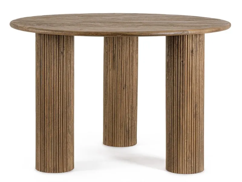 Outlet Bizzotto TAVOLO IN LEGNO BROWN D120 - DACCA