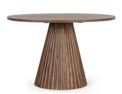 Clearance Bizzotto TAVOLO IN LEGNO NATURALE D120 - ORISSA