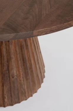 Clearance Bizzotto TAVOLO IN LEGNO NATURALE D120 - ORISSA