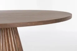 Clearance Bizzotto TAVOLO IN LEGNO NATURALE D120 - ORISSA