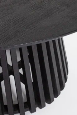 Outlet Bizzotto TAVOLO IN LEGNO NERO D130 - ODION