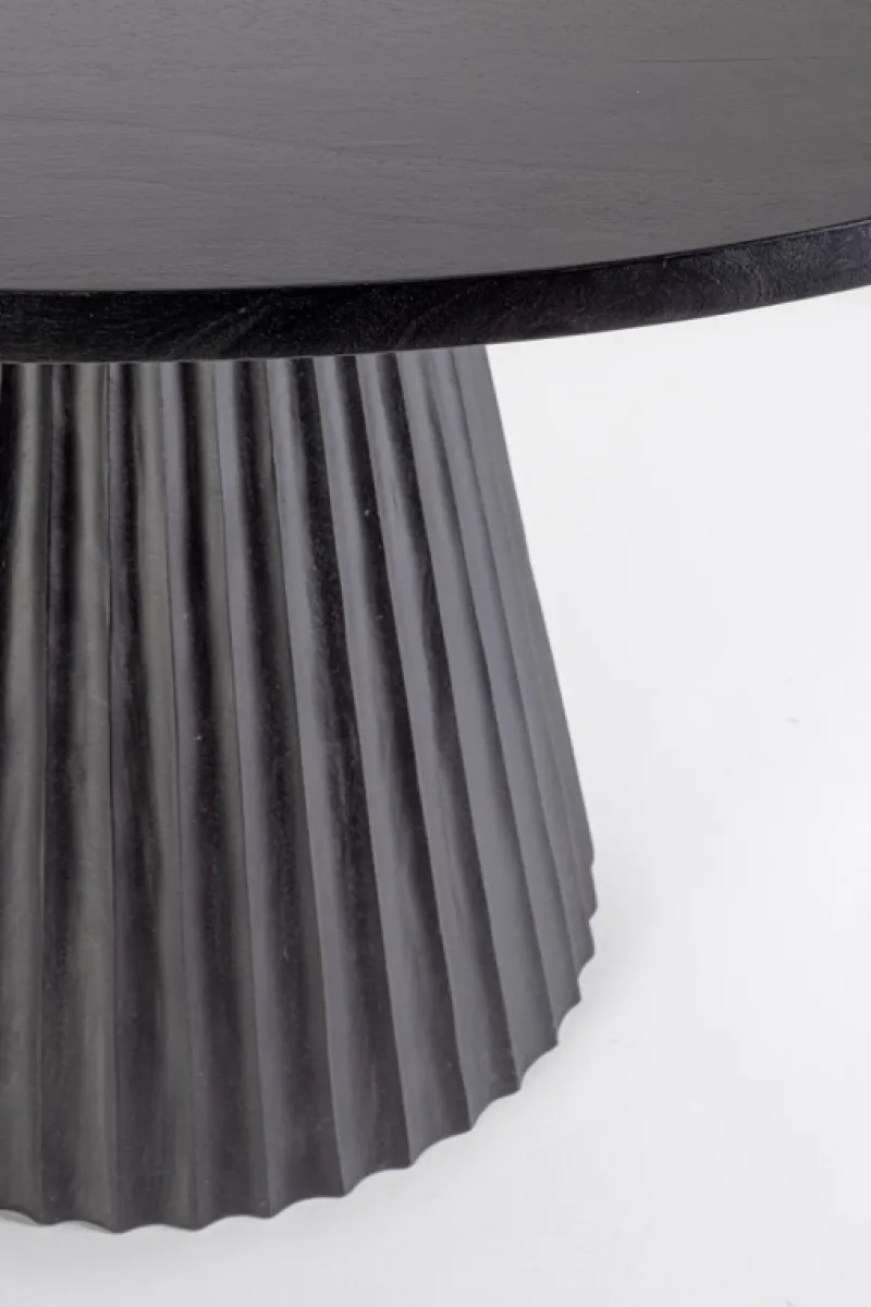 Hot Bizzotto TAVOLO IN LEGNO NERO D120 - ORISSA