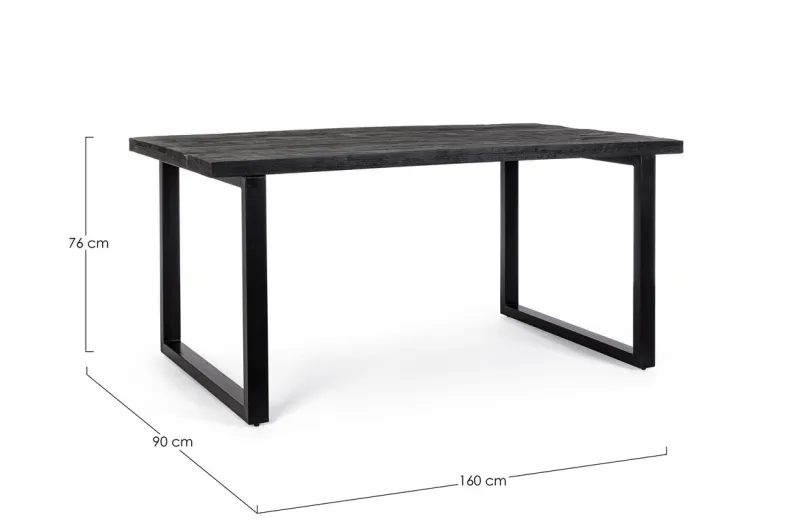 Outlet Bizzotto TAVOLO IN LEGNO 160X90 - HASTINGS