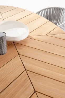 New Bizzotto TAVOLO IN TEAK BIANCO RT01 - PALMDALE