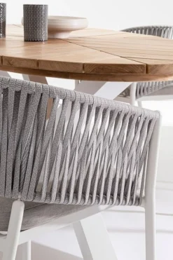 New Bizzotto TAVOLO IN TEAK BIANCO RT01 - PALMDALE