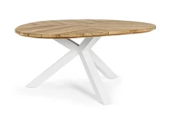 New Bizzotto TAVOLO IN TEAK BIANCO RT01 - PALMDALE