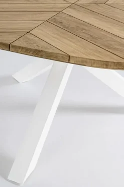 New Bizzotto TAVOLO IN TEAK BIANCO RT01 - PALMDALE