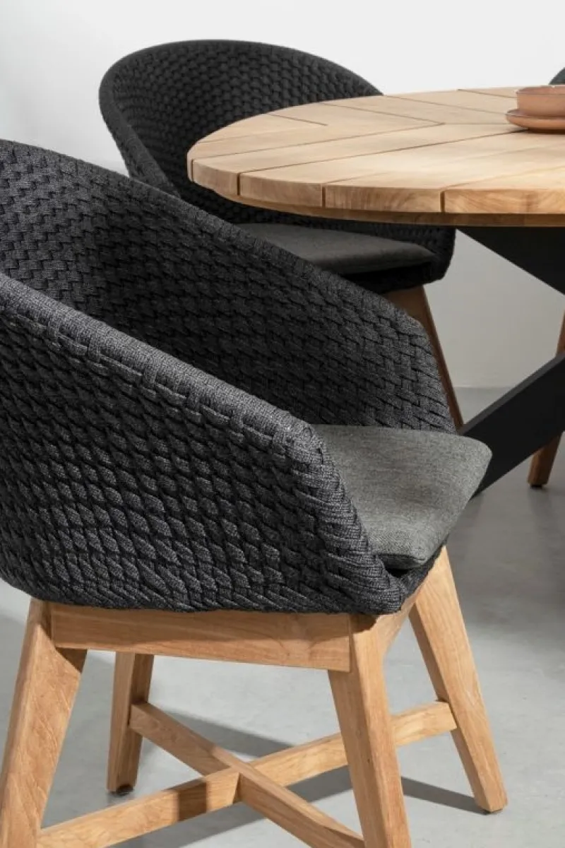 Best Bizzotto TAVOLO IN TEAK CARBON RT02 - PALMDALE