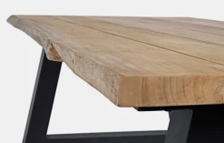 Hot Bizzotto TAVOLO IN TEAK RICICLATO ANTARCITE AM03 - ROLLAND
