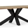 New Bizzotto TAVOLO IN TEAK RICICLATO NERO PM02 - RAMSEY