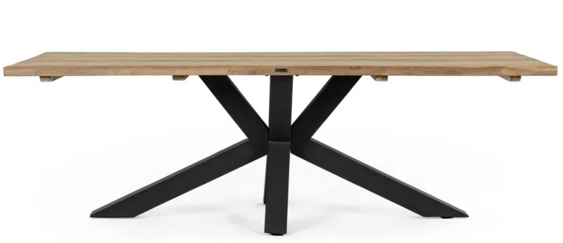 New Bizzotto TAVOLO IN TEAK RICICLATO NERO PM02 - RAMSEY