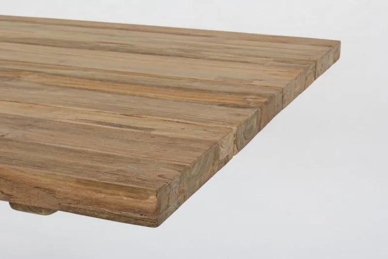 New Bizzotto TAVOLO IN TEAK RICICLATO NERO PM02 - RAMSEY