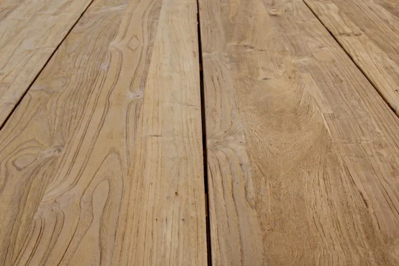 New Bizzotto TAVOLO IN TEAK RICICLATO NERO PM02 - RAMSEY