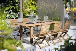 New Bizzotto TAVOLO IN TEAK 180/240X100 - MARYLAND