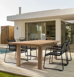 New Bizzotto TAVOLO IN TEAK 180/240X100 - MARYLAND