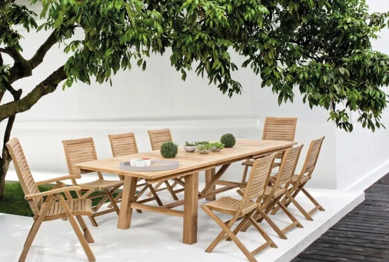 Bizzotto TAVOLO IN TEAK 220/300X100 - MARYLAND