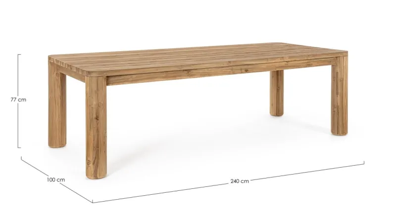 Clearance Bizzotto TAVOLO MAVERICK - 240X100