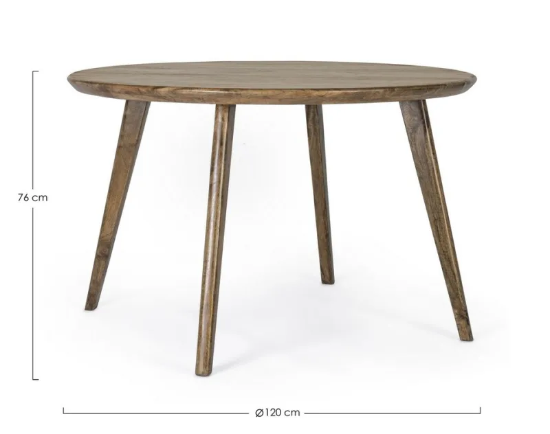 Clearance Bizzotto TAVOLO ROTONDO IN LEGNO - SYLVESTER