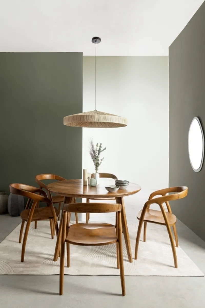 Clearance Bizzotto TAVOLO ROTONDO IN LEGNO - SYLVESTER