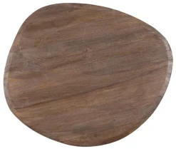 New Bizzotto TAVOLO STANLEY TOP RUSTIC BROWN 140