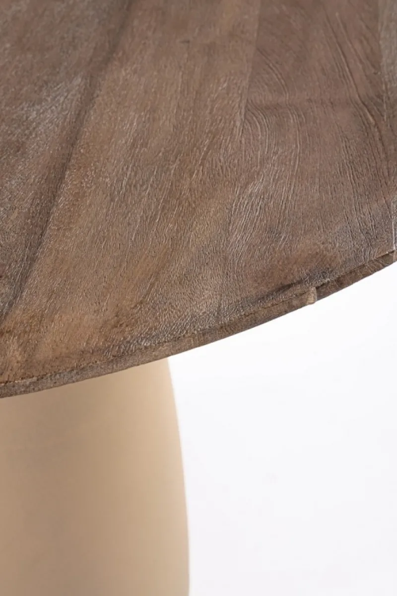 New Bizzotto TAVOLO STANLEY TOP RUSTIC BROWN 140