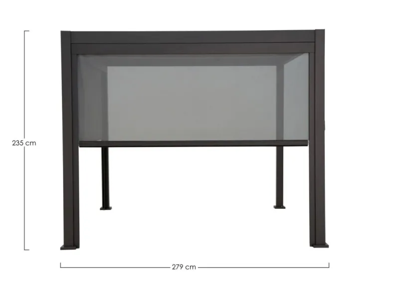 Clearance Bizzotto TENDA RULLO PERGOLA OCEAN LATO 3M ANTR
