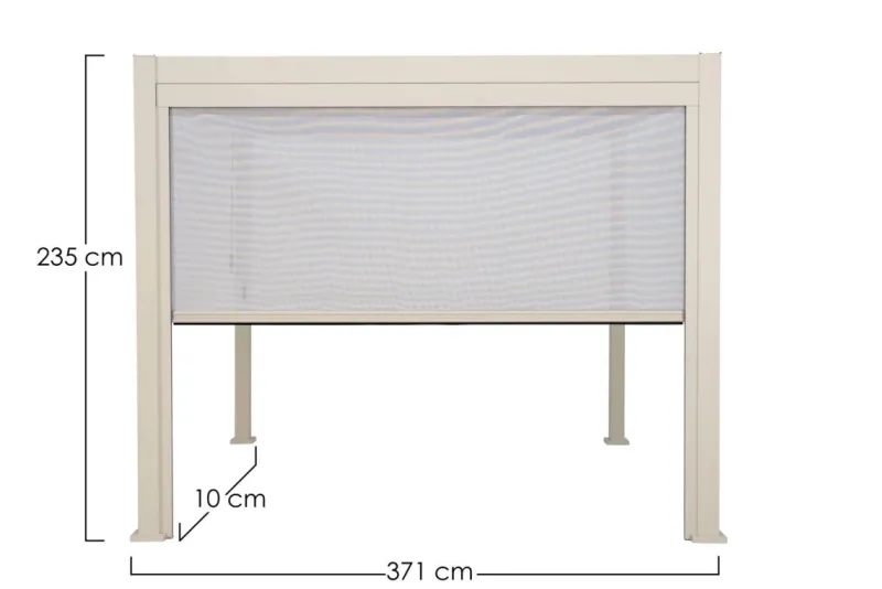 Bizzotto TENDA RULLO PERGOLA OCEAN LATO 4M SETA