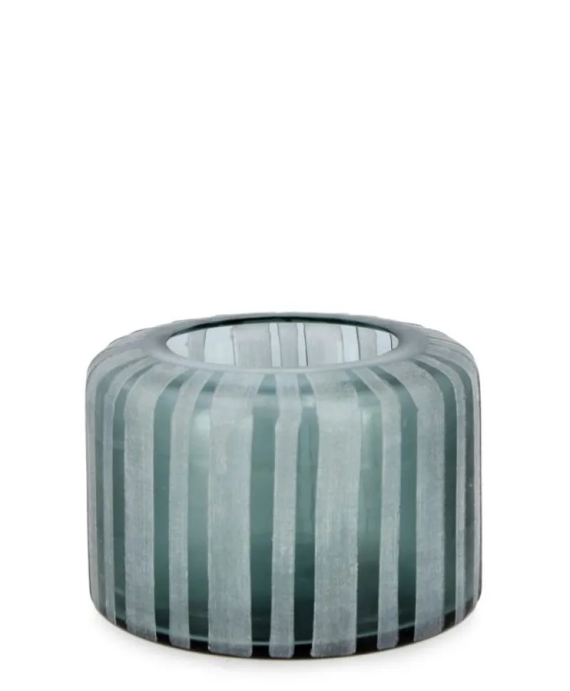 Outlet Bizzotto VASO ARUNI VT BLU GRIGIO H21,5