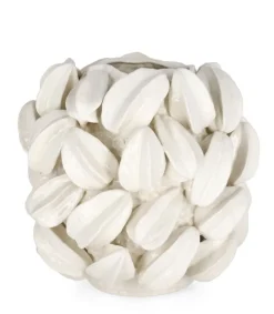 Outlet Bizzotto VASO CARAMBOLA BIANCO H32