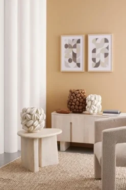 Outlet Bizzotto VASO CARAMBOLA BIANCO H32