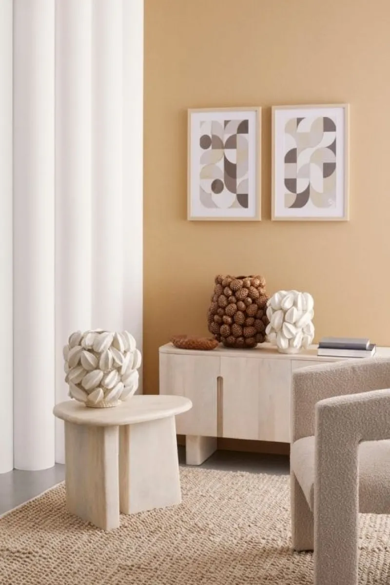 Outlet Bizzotto VASO CARAMBOLA BIANCO H32