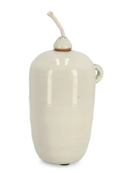 Sale Bizzotto VASO CON STOPPINO ESMA BEIGE H18,5