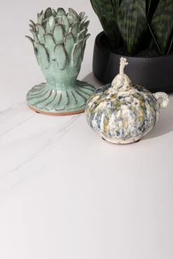 Outlet Bizzotto VASO CON STOPPINO ESMA MELAN VERD BLU H9