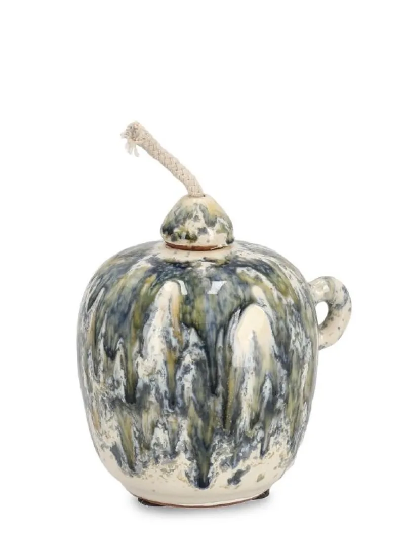 New Bizzotto VASO CON STOPPINO ESMA MEL VER BLU H11,5