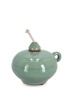 Online Bizzotto VASO CON STOPPINO ESMA VERDE H9