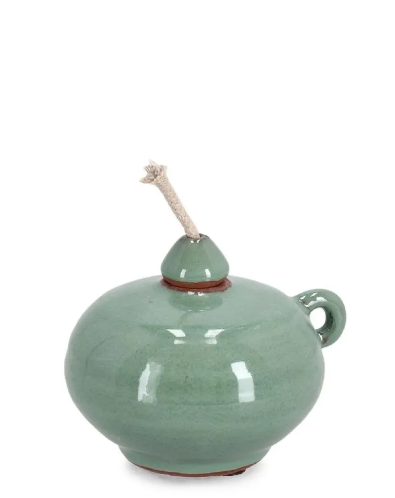 Online Bizzotto VASO CON STOPPINO ESMA VERDE H9