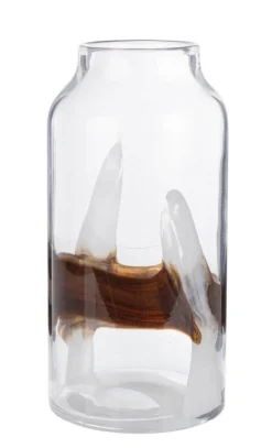 Bizzotto VASO ERIDANUS VT BIANCO NERO H31